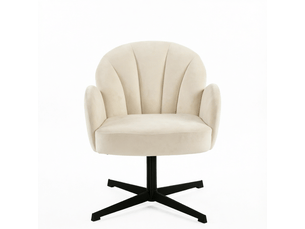 Fauteuil fixe pivotant <strong>HAUSS SPOLE</strong> <strong></strong> Velours bicolore vendu A l'unité