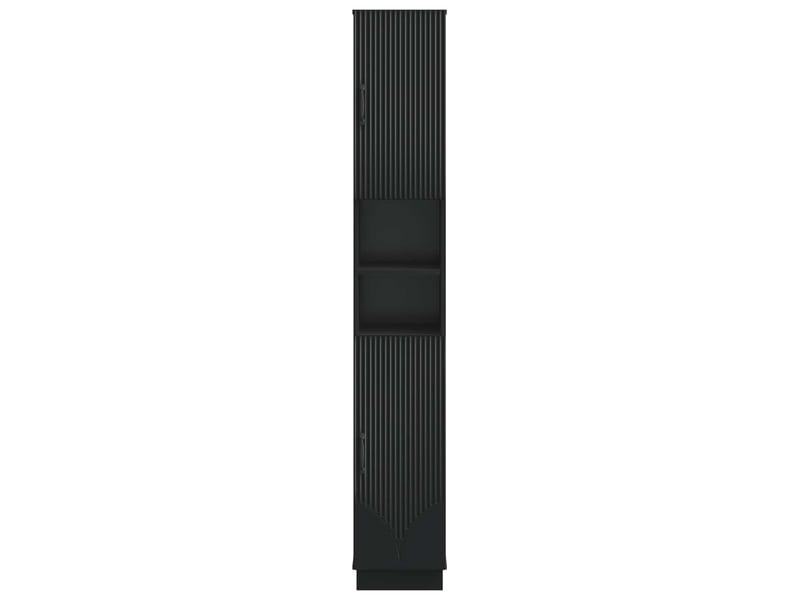  Colonne de salle de bain avec étagère ouverte hoorn noir  - Conforama D
