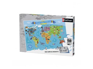 Puzzle 150 p - carte du monde