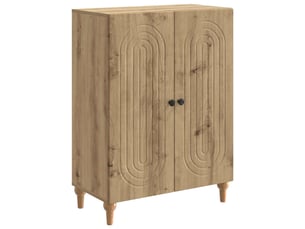 Buffet - bahut - meuble de rangement chêne artisanal 66 x 34,5 x 90 cm bois d'ingénierie