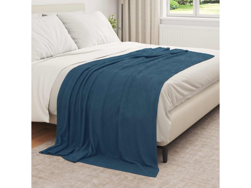  Couverture jetée de canapé 6 pcs bleu marine 210x140 cm 2.44 kg  - Conforama C