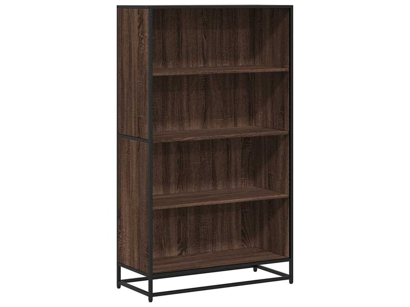  Bibliothèque, étagère de rangement chêne marron 80,5x35x139 cm bois d'ingénierie  - Conforama A
