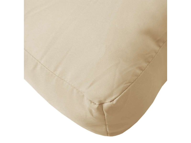  Coussin de palette, coussin de chaise, coussin de canapé beige 60x60x8 cm tissu oxford cf55291  - Conforama E