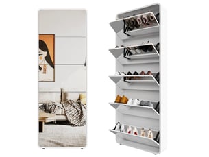 Meuble à chaussures 15 paire(s) CHICFURN coloris blanc