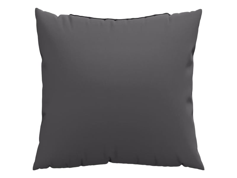 Lot de 4 coussins de canapé, coussins décoratifs anthracite 40x40 cm tissu cf59220  - Conforama C