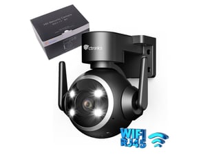 Caméra de surveillance wifi extérieur 5mp zoom optique 5x vision nocturne couleur