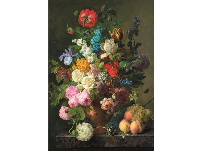  Puzzle clementoni 39970 museum collection van dael - vase de fleurs 1000 pièces 8005125399703 - Conforama B