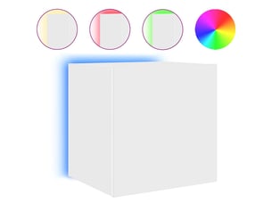 Meuble tv coloris blanc 40.5 cm <strong></strong>  <strong></strong>