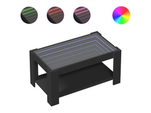 Table basse rectangulaire coloris noir