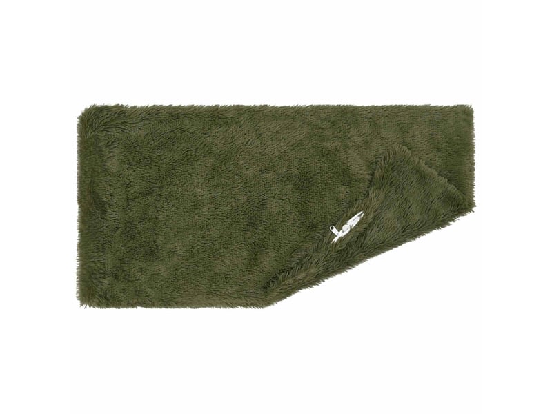 Lot de 6 coussins avec oreiller, coussins décoratifs heerlen vert fleece pv cf50929 - Conforama D