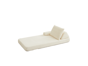 Canapé droit fixe <strong></strong> <strong></strong> 1 place Tissu beige