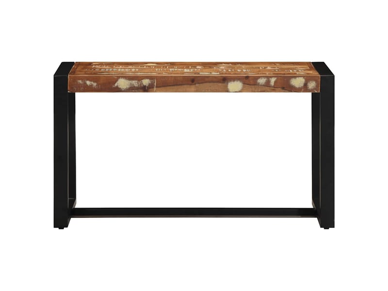  Banc d'entrée, banc interieur multicolore 80x35x45 cm bois massif récupération  - Conforama D