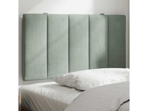Tete de lit A poser largeur 80 cm <strong></strong> <strong></strong> argenté