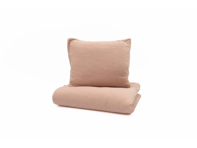  Yappymuslin - parure de lit 150x200 cm et 50x60 cm - cacao 4754010388493 - Conforama B