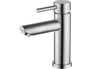 Robinet lavabo salle de bain moderne, mitigeur monocommande en acier inoxydable, cartouche céramique silencieuse, eau chaudefroide