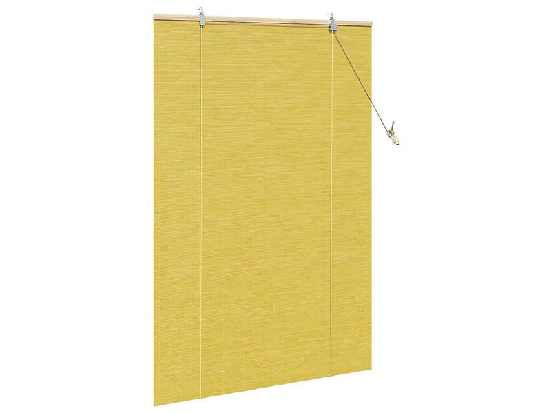  Store enrouleur, store à rouleau jaune 120 x 160 cm bambou cf45268  - Conforama D