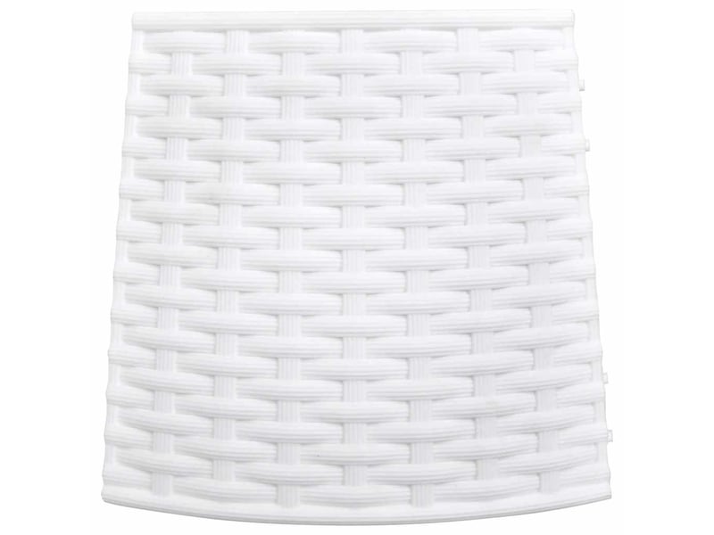  Jupe de sapin de noël blanc ø65x23 cm plastique  - Conforama E