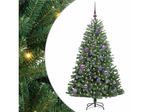 Sapin de noël artificiel, arbre de noël à branches articulées vert 150 cm shl6341