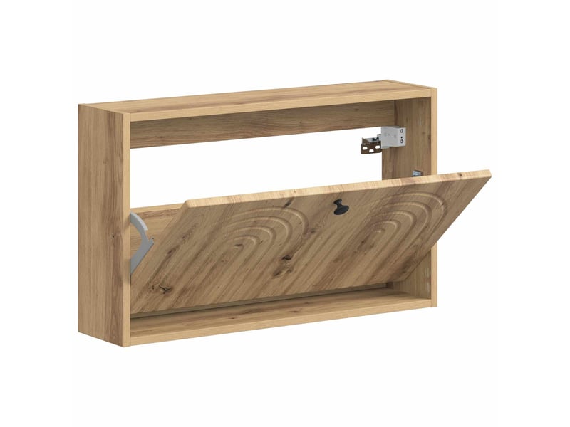  Meuble à chaussures mural, armoire à chaussures alkmaar 71x17x43 cm shl6632  - Conforama C
