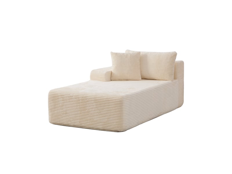  Canapé modulable, canapé de salon, en tissu chenille, mousse haute résilience 30d, facile à déplacer, base antidérapante  - Conforama B