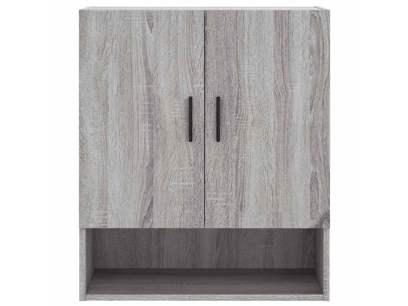  Armoire murale salon, meuble de rangement sonoma gris 60x31x70 cm bois d'ingénierie shl224  - Conforama E
