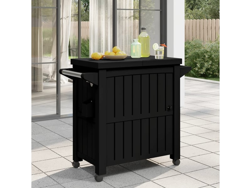  Chariot de service 3 en 1 noir polypropylène  - Conforama C