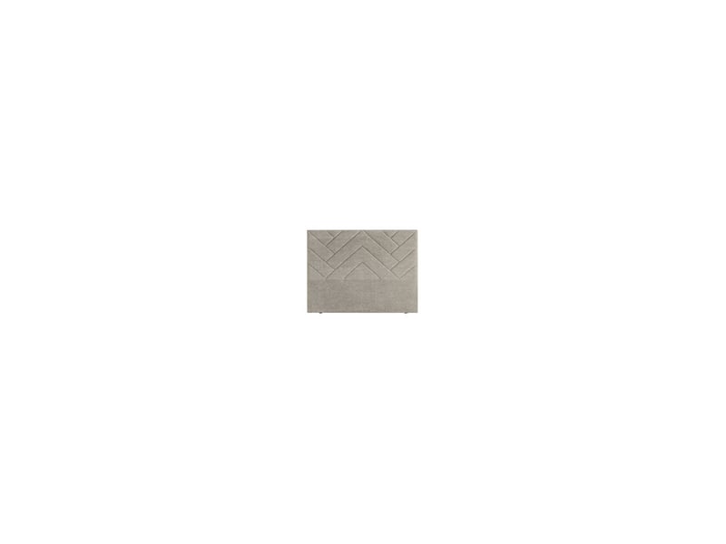  Tete de lit en tissu alira lin 160x120 cm style matelasse geometrique 8177260 - Conforama A
