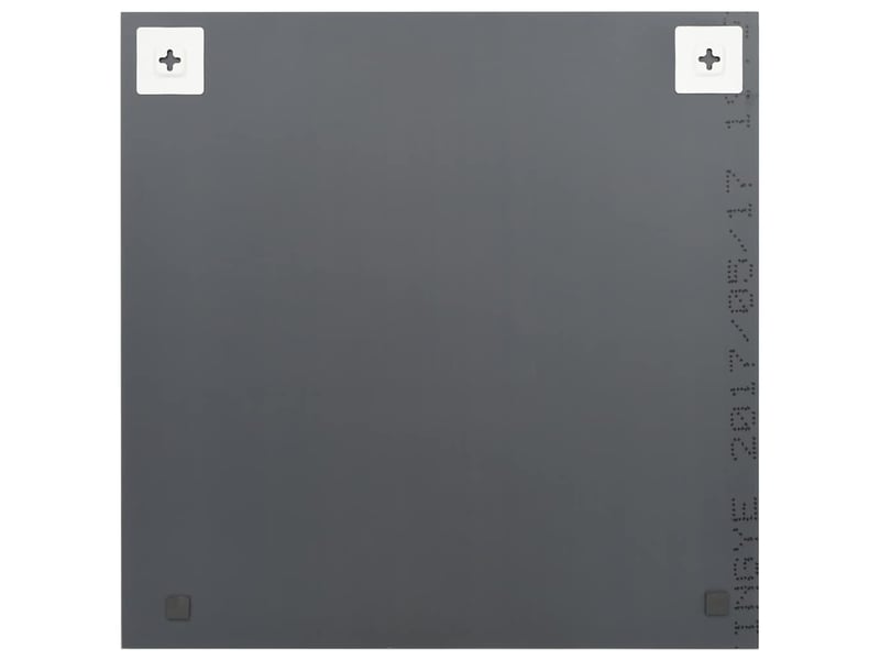  Lot de 2 miroirs muraux 50x50 cm carré verre cf62938  - Conforama C