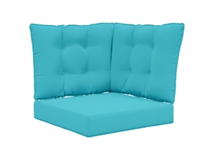 Coussin de canapé d'extérieur, coussin de chaise polyester turquoise cf54172