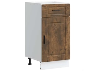 Meuble de rangement, armoire de cuisine porto chêne fumé bois d'ingénierie shl6800