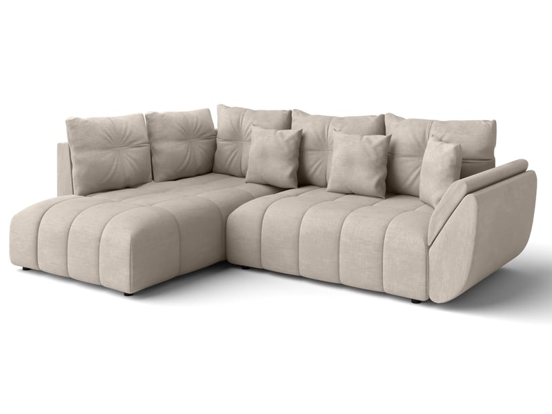  Canapé d angle convertible corleone canapé d angle marron Corleone - Conforama A