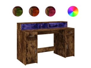 Bureau gaming 140 cm coloris multicolore
