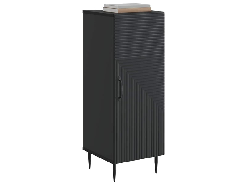  Buffet - bahut - meuble de rangement noir 33 x 34,5 x 89,5 cm bois d'ingénierie  - Conforama C