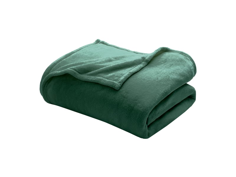  Couverture verte 220x240 flanou  - Conforama C