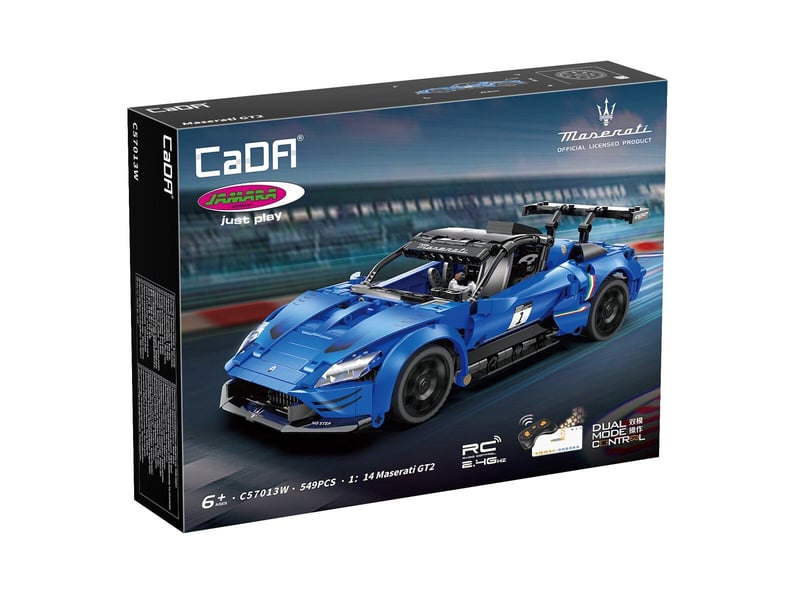 Cada maserati gt2 1:14 bleu 2,4ghz bricks 402936 - Conforama D