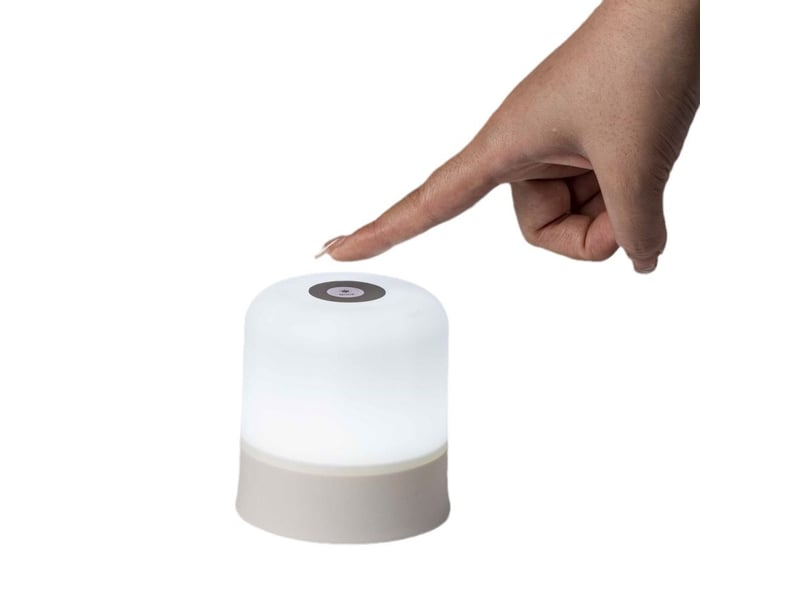  Veilleuse portable, trois couleurs, 2400 mah, petite lampe led rechargeable, blanc HRC0000102TBY - Conforama A