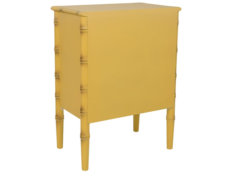  Console d'entrée en bois jaune 60x38x80 cm h  - Conforama D