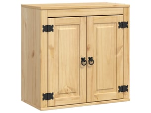 Meuble de cuisine - armoire ski brun miel 60 x 32 x 60 cm pin massif