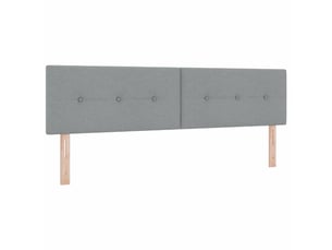 Tete de lit A poser largeur 180 cm <strong></strong> <strong></strong> argenté