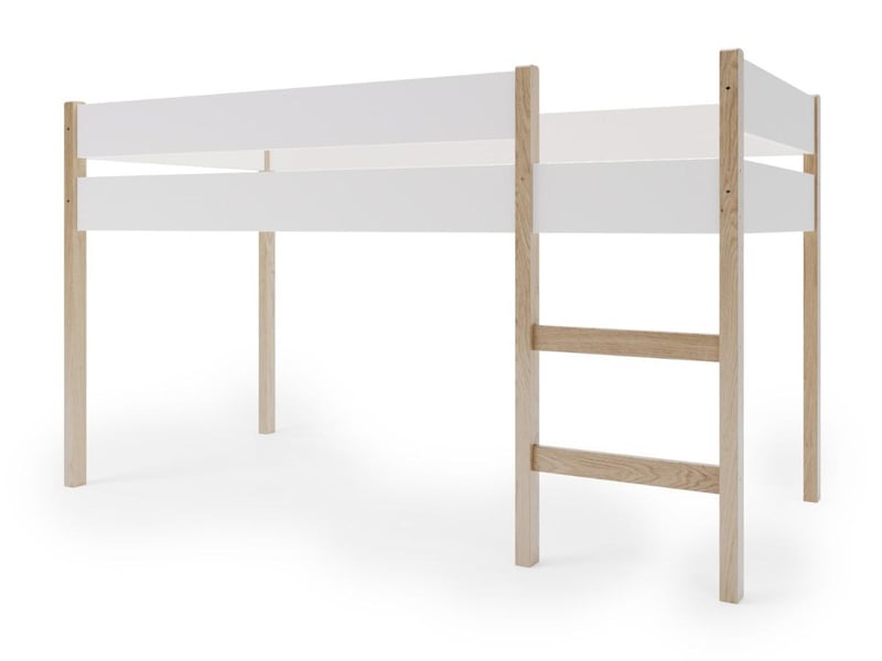  Yappygrott - lit mi-hauteur 90x200 cm - blanc 4754010388424 - Conforama B