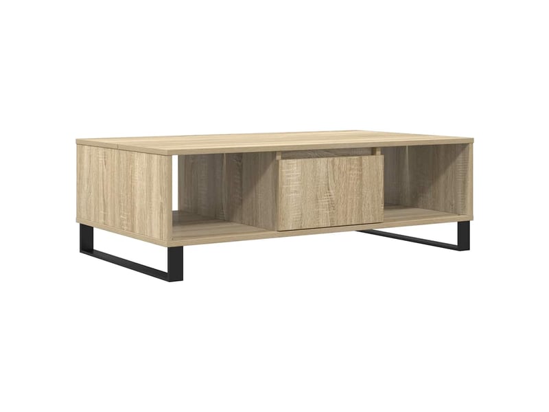 Table basse - table de salon - table à thé chêne sonoma 104x60x35 cm bois d'ingénierie  - Conforama A