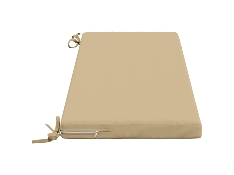  Coussin de banc, coussin d'assise, coussin de canapé soest 100 % polyester beige 100 x 40 x 5 cm cf52993  - Conforama D