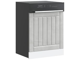 Panneau de lave-vaisselle gris béton bois d'ingénierie shl2557