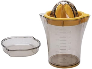 Presse-agrumes manuel avec récipient doseur intégré - extracteur de jus polyvalent pour cuisine
