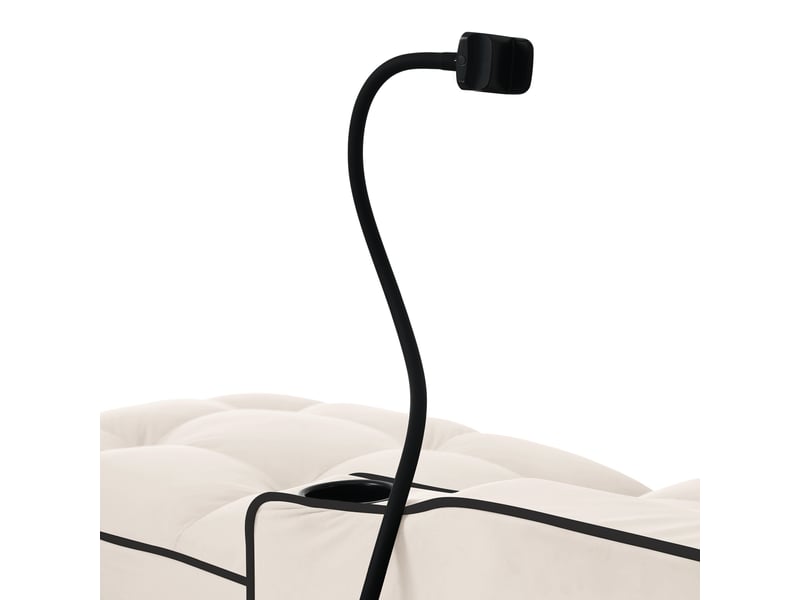  Canapé‑lit individuel 3‑en‑1 extensible 83 x 167 x 76 cm, fauteuil convertible avec porte‑gobelets et support pour téléphone Fay Lum - Conforama D