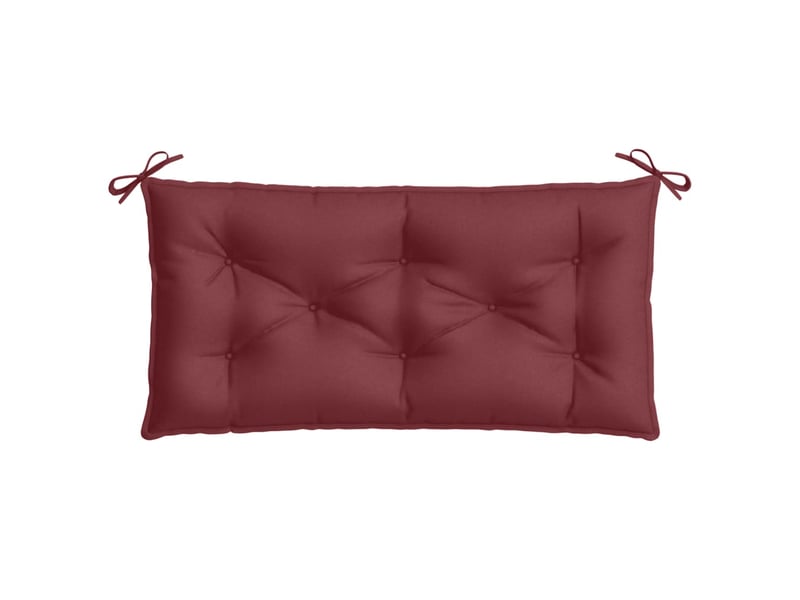  Coussin de banc de jardin, coussin d'assise rouge bordeaux mélangé tissu cf52818  - Conforama D