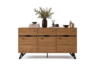 Buffet 2 porte(s) ORGL9145N coloris bois clair