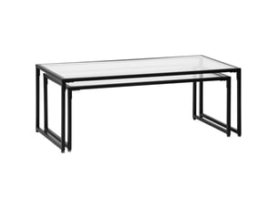 Table basse rectangulaire coloris bicolore <strong>HAUSS SPOLE</strong> <strong></strong> - 56 cmx109 cm