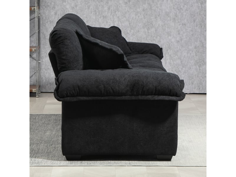  Canapé 2 places, canapé de salon, en chenille, 213 cm, mobilier pour espace de vie, pour salon et séjour  - Conforama D