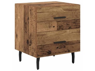 Table de chevet - cabinet de chevet - table de nuit bois ancien 40 x 35 x 47,5 cm